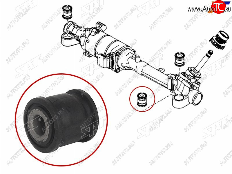 203 р. Втулка рулевой рейки Mazda 6 07-12  Atenza 07-12 SAT ST-G33S-32-123B  с доставкой в г. Чебоксары