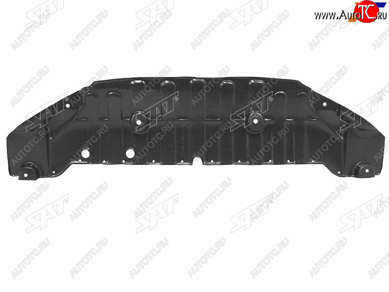 1 199 р. Защита переднего бампера (пыльник) SAT  Hyundai Elantra  MD (2010-2013) дорестайлинг  с доставкой в г. Чебоксары
