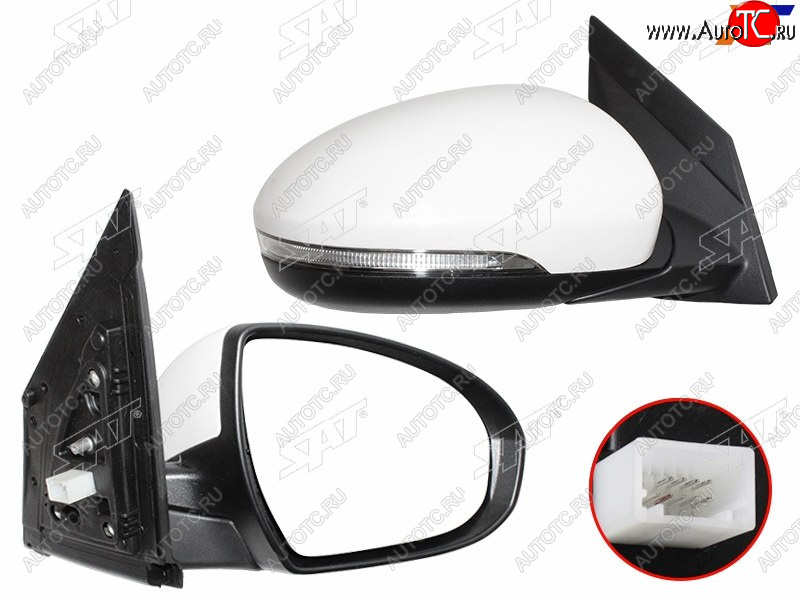 8 749 р. Зеркало Hyundai Tucson 15-21 (Справа Обогрев Регулировка Повторитель поворота Складывание Подсв SAT ST-HN52-940-A1  с доставкой в г. Чебоксары