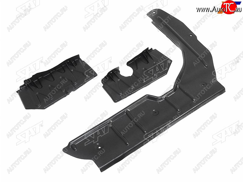 1 199 р. Защита двигателя KIA RIO 05-11HYUNDAI ACCENT 06-10 из 3х частей SAT ST-HNA5-025-0  с доставкой в г. Чебоксары