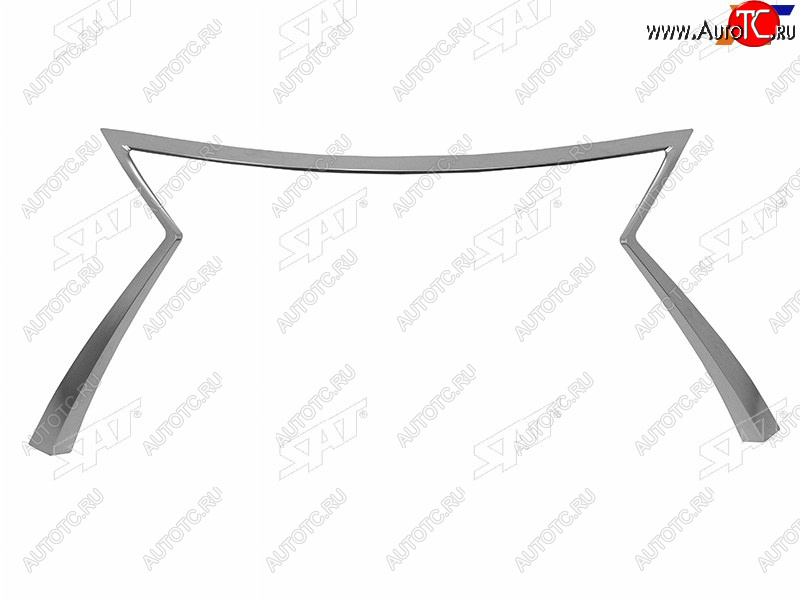 13 849 р. Молдинг решетки радиатора SAT Lexus RX350 AL20 дорестайлинг (2015-2019) (хром)  с доставкой в г. Чебоксары