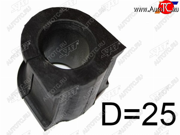 130 р. Втулка переднего стабилизатора D=25 SAT  Mitsubishi Colt ( Z20, Z30 хэтчбэк 3 дв.,  Z30) (2002-2012) дорестайлинг, хэтчбэк 5 дв. дорестайлинг, рестайлинг, хэтчбэк 5 дв. рестайлинг  с доставкой в г. Чебоксары