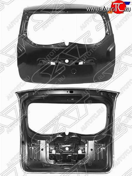 19 649 р. Дверь багажника SAT  Renault Duster  HS (2010-2021) дорестайлинг, рестайлинг  с доставкой в г. Чебоксары