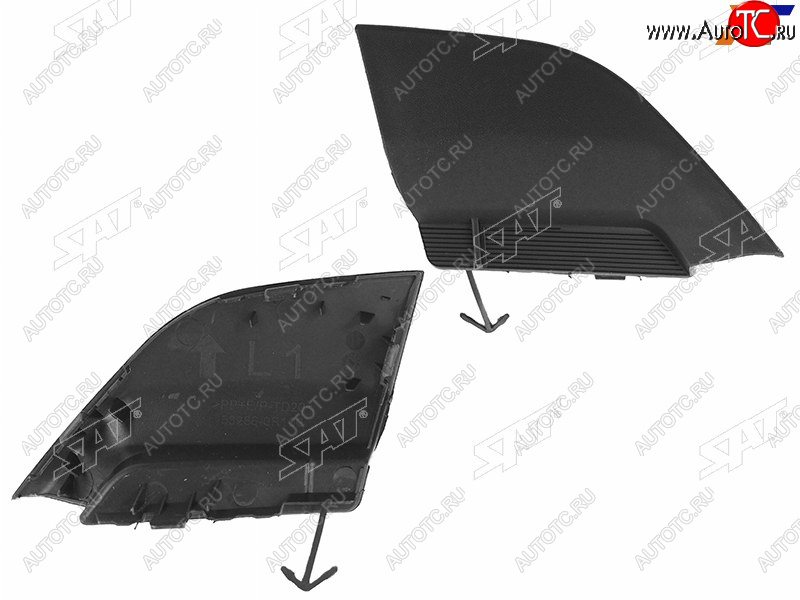232 р. Заглушка в бампер под крюк LH SAT  Toyota RAV4  XA40 (2015-2019) 5 дв. рестайлинг  с доставкой в г. Чебоксары