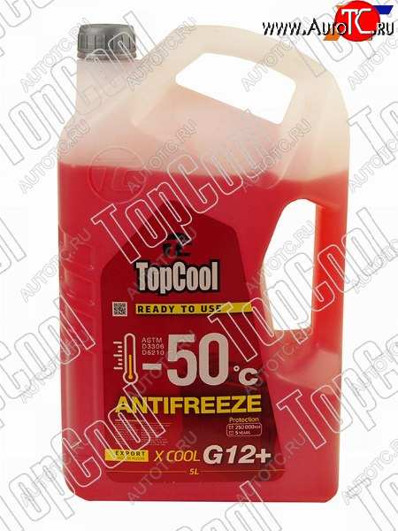 1 249 р. Антифриз (Х COOL G12+ 5 л. -50 C Красный) TOPCOOL Z0038  с доставкой в г. Чебоксары
