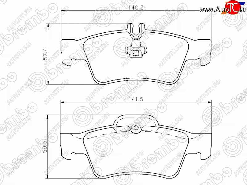 2 799 р. Колодки тормозные задние RH-LH SAT Mercedes-Benz E-Class W211 дорестайлинг седан (2002-2006)  с доставкой в г. Чебоксары