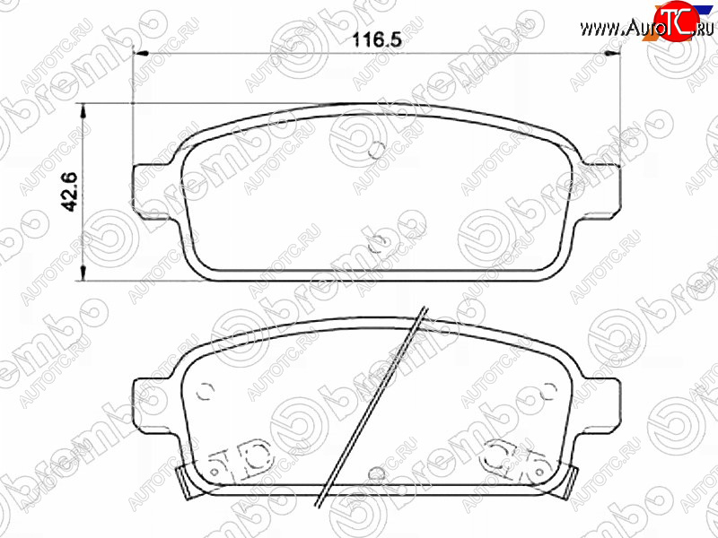 2 999 р. Колодки тормозные задние RH-LH SAT Chevrolet Cruze J300 седан дорестайлинг (2009-2012)  с доставкой в г. Чебоксары