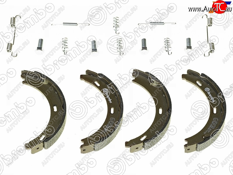2 499 р. Колодки барабанные задние RH-LH SAT Mercedes-Benz C-Class W203 дорестайлинг седан (2000-2004)  с доставкой в г. Чебоксары