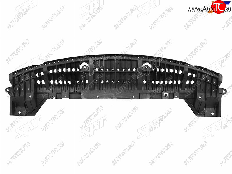 749 р. Защита переднего бампера (пыльник) SAT  Toyota Corolla  E150 (2006-2013) седан дорестайлинг, седан рестайлинг  с доставкой в г. Чебоксары