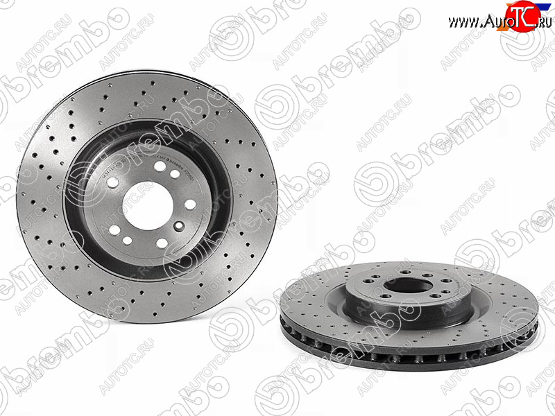 10 999 р. Передний тормозной диск BREMBO Mercedes-Benz ML class W166 (2011-2015)  с доставкой в г. Чебоксары