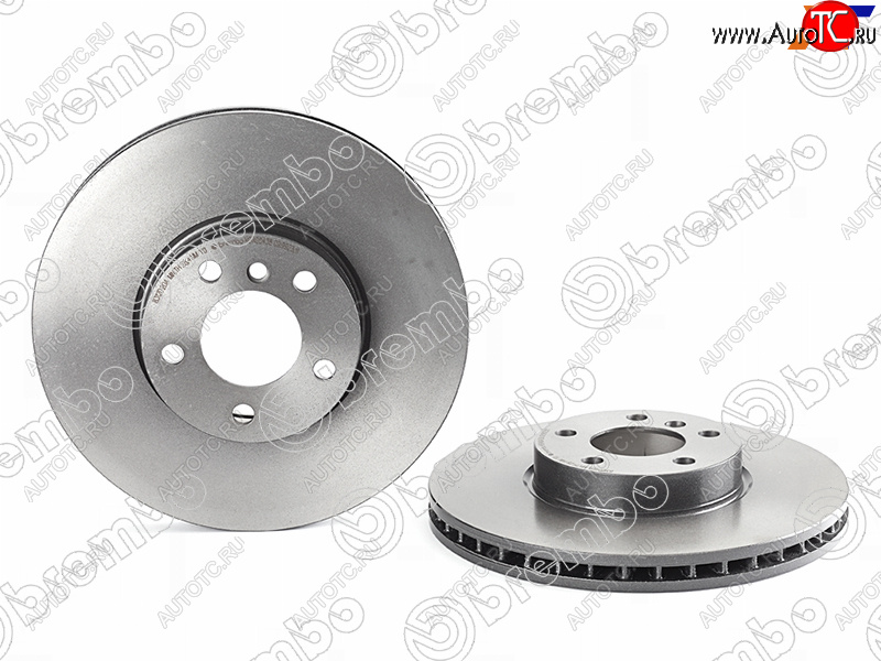8 299 р. Диск тормозной передние Ø300 BREMBO BMW X5 E70 дорестайлинг (2006-2010)  с доставкой в г. Чебоксары