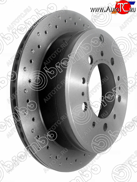 12 999 р. Диск тормозной задний Ø345 BREMBO Toyota Sequoia XK60 дорестайлинг (2007-2017)  с доставкой в г. Чебоксары