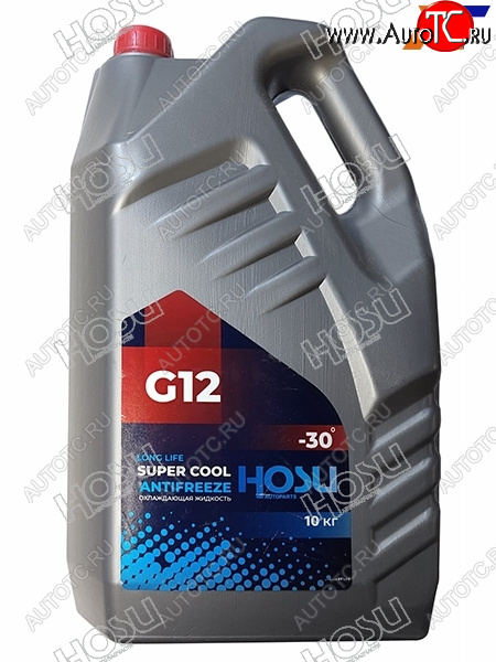 1 299 р. Антифриз (SUPER COOL G12 10 кг. -30 C красный) HOSU HSCL0009  с доставкой в г. Чебоксары