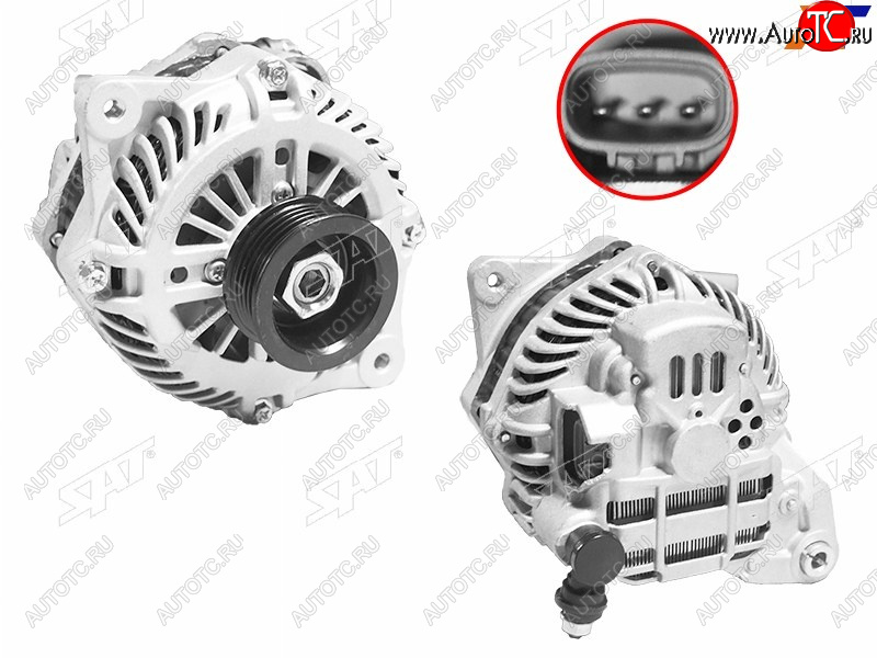 9 199 р. Генератор SUBARU IMPRESAFORESTERLEGACY 2.02.5 02-12 EJ204EJ205EJ255 12V 110A SAT ST-23700-AA521  с доставкой в г. Чебоксары
