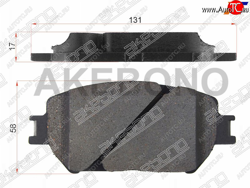 2 199 р. Колодки тормозные передние FR-FL SAT Toyota Camry XV70 дорестайлинг (2017-2021)  с доставкой в г. Чебоксары