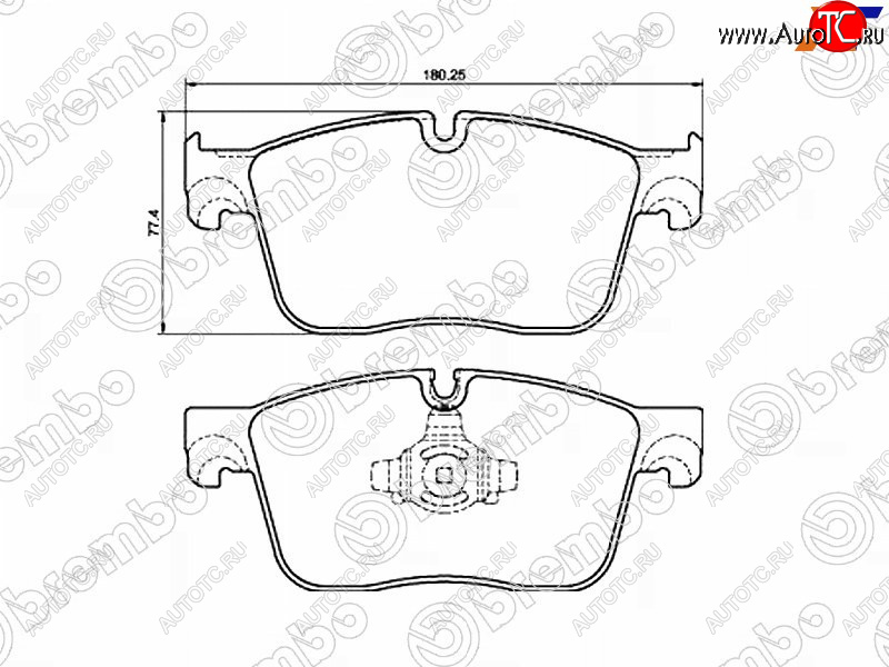 6 899 р. Колодки тормозные перед FL-FR SAT Land Rover Range Rover Velar 1 L560 (2017-2025)  с доставкой в г. Чебоксары