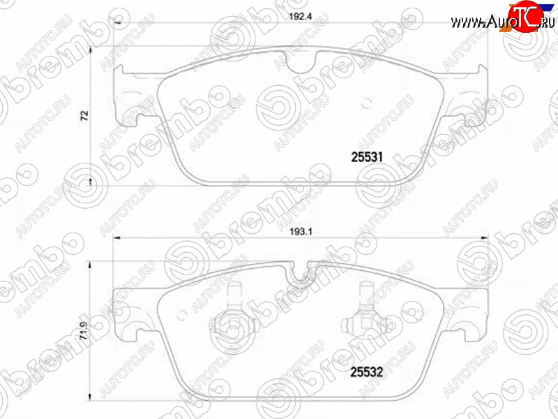 7 799 р. Колодки тормозные перед FR-FL SAT Mercedes-Benz ML class W166 (2011-2015)  с доставкой в г. Чебоксары
