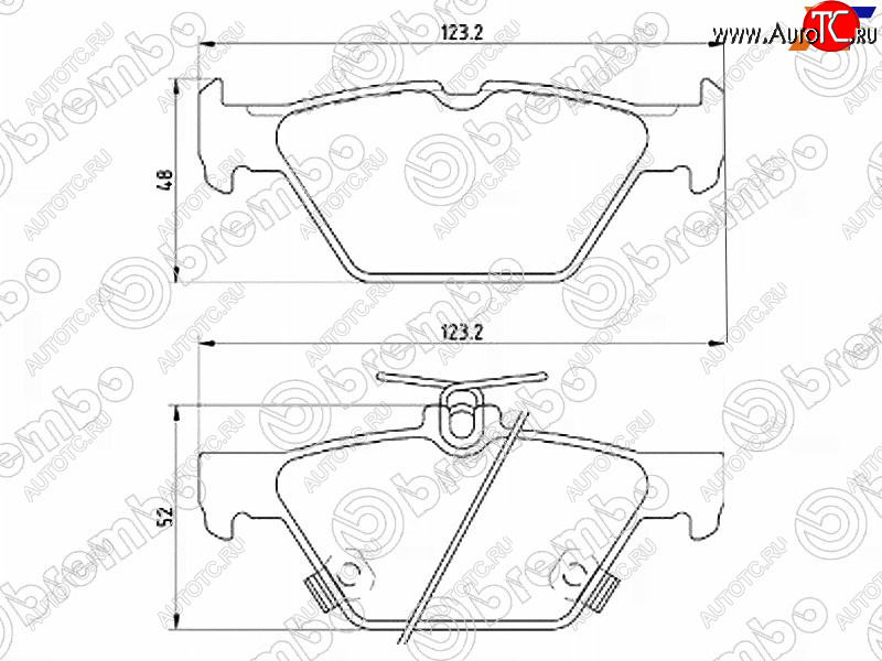 3 799 р. Колодки тормозные задние RH-LH SAT Subaru Outback BS/B15 дорестайлинг универсал (2014-2018)  с доставкой в г. Чебоксары