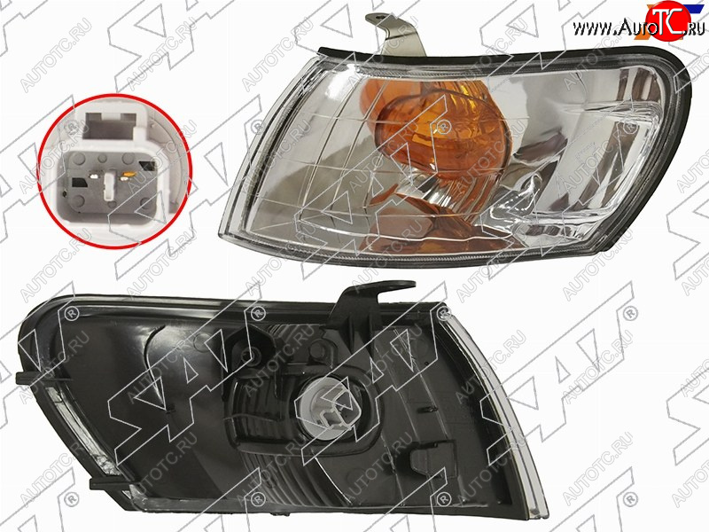 589 р. Габарит TOYOTA COROLLA 97-02 LH хрусталь SAT ST-212-15D8L  с доставкой в г. Чебоксары