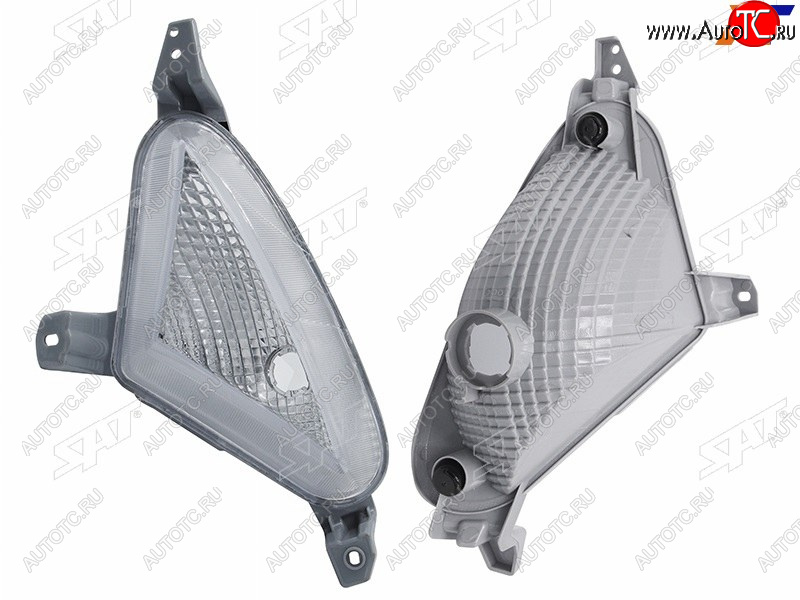 1 399 р. Левая противотуманная фара SAT Hyundai Elantra CN7 (2020-2023)  с доставкой в г. Чебоксары