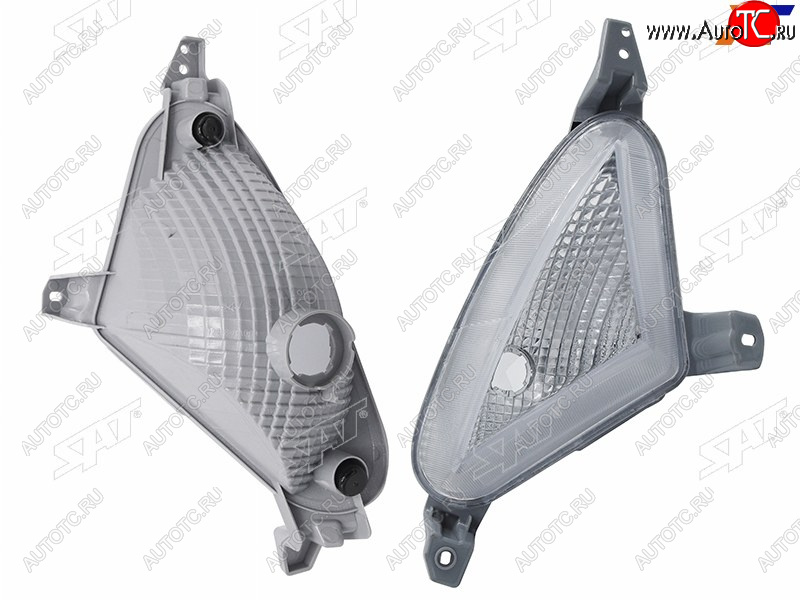 1 399 р. Правая противотуманная фара SAT Hyundai Elantra CN7 (2020-2023)  с доставкой в г. Чебоксары