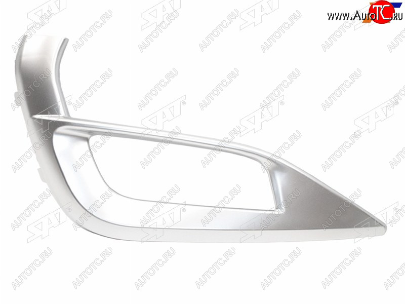 559 р. Левая оправа ПТФ SAT Geely Atlas NL3 (2016-2022) (Серый)  с доставкой в г. Чебоксары