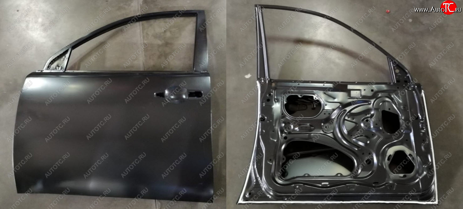 14 549 р. Левая дверь передняя BodyParts Mitsubishi L200 3 K74T рестайлинг (2005-2006) (Неокрашенная)  с доставкой в г. Чебоксары
