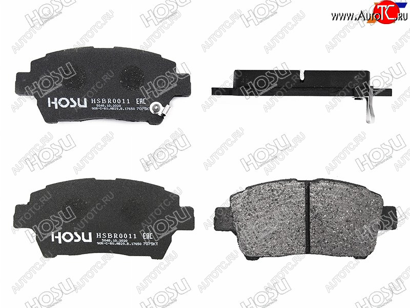 849 р. Колодки тормозные передние FR-FL SAT Toyota Corolla E120 седан дорестайлинг (2000-2004)  с доставкой в г. Чебоксары