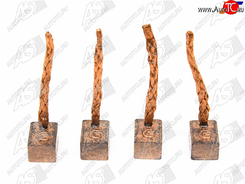 329 р. Щетка генераторастартера 4 шт. HONDA JAZZ II 1.2 02-06TOYOTA Yaris IIIII 1.0 05-                  AS-PL SB6005  с доставкой в г. Чебоксары