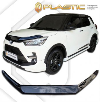 2 159 р. Дефлектор капота (рынок Японии) CA-Plastic Toyota Raize A210A,A202A,A200A,A201A (2019-2025) (серия Сlassic черный, без надписи)  с доставкой в г. Чебоксары. Увеличить фотографию 2