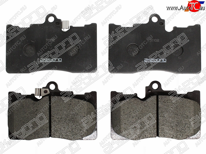 3 699 р. Колодки тормозные перед FR-FL SAT Lexus GS300 S190 дорестайлинг (2005-2006)  с доставкой в г. Чебоксары