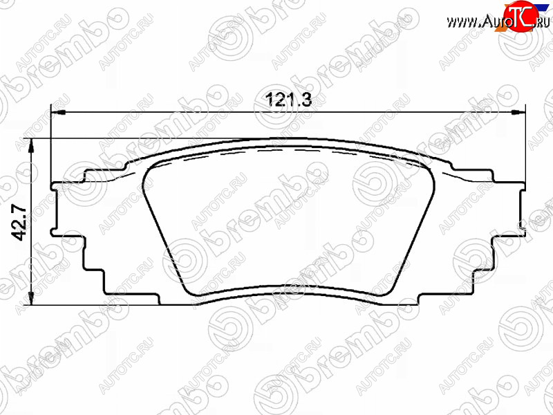 4 599 р. Копируемое: Колодки тормозные задние LH-RH SAT Toyota C-HR NGX10, ZGX10 дорестайлинг (2016-2019)  с доставкой в г. Чебоксары