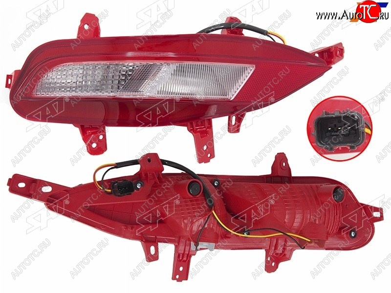 5 499 р. Левый фонарь в задний бампер SAT Hyundai Tucson NX4 (2020-2022)  с доставкой в г. Чебоксары
