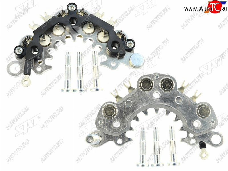 899 р. Диодный мост генератора NISSAN ALMERA N16 00-01PRIMERA P11P12 02- QG15DEQG16DEQG18DE D=114mm SAT ST-133-0011  с доставкой в г. Чебоксары
