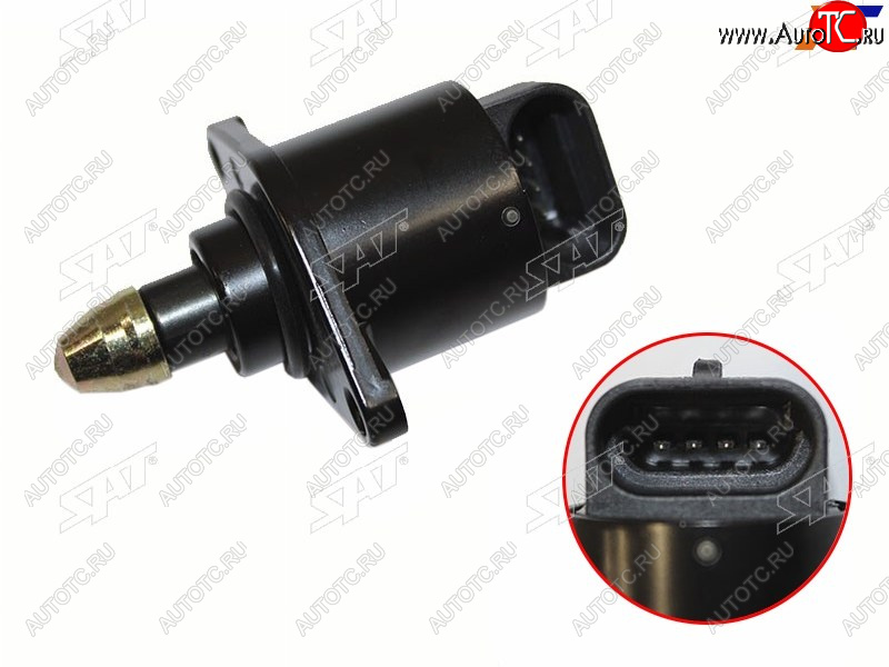 419 р. Датчик холостого хода (клапан) 1,61,82,0 PEUGEOT 306405406806BOXERCITROEN JAMPERFIAT DUCATO SAT ST-1920.N1  с доставкой в г. Чебоксары