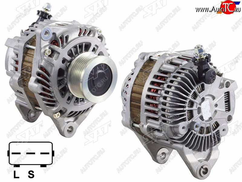 12 199 р. Генератор NISSAN NAVARA D40M YD25DDTI 05-10PATHFINDER R51M  05-14 12V 150A                          SAT ST-23100-EB315  с доставкой в г. Чебоксары