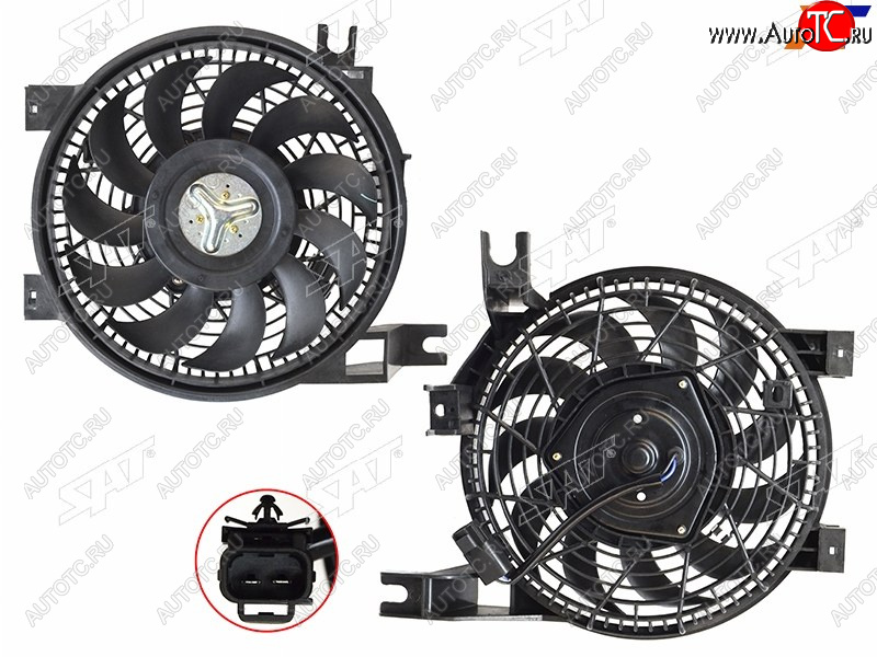 5 249 р. Диффузор кондиционера SAT Toyota Land Cruiser Prado J150 3-ий рестайлинг (2020-2025)  с доставкой в г. Чебоксары