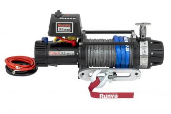76 999 р. Лебёдка автомобильная электрическая 12V Runva 9500 lbs 4350 кг MAX влагозащищенная, комбинированный роспуск, синтетический трос RUNVA ewb9500max-q-ssrmac  с доставкой в г. Чебоксары. Увеличить фотографию 10