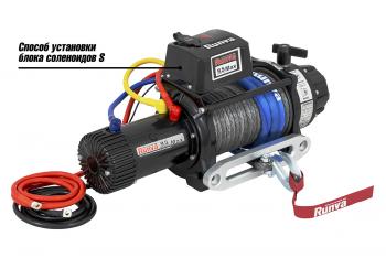 86 929 р. Лебёдка автомобильная электрическая 12V Runva 9500 lbs 4350 кг MAX влагозащищенная, синтетический трос RUNVA ewb9500maxssr  с доставкой в г. Чебоксары. Увеличить фотографию 5