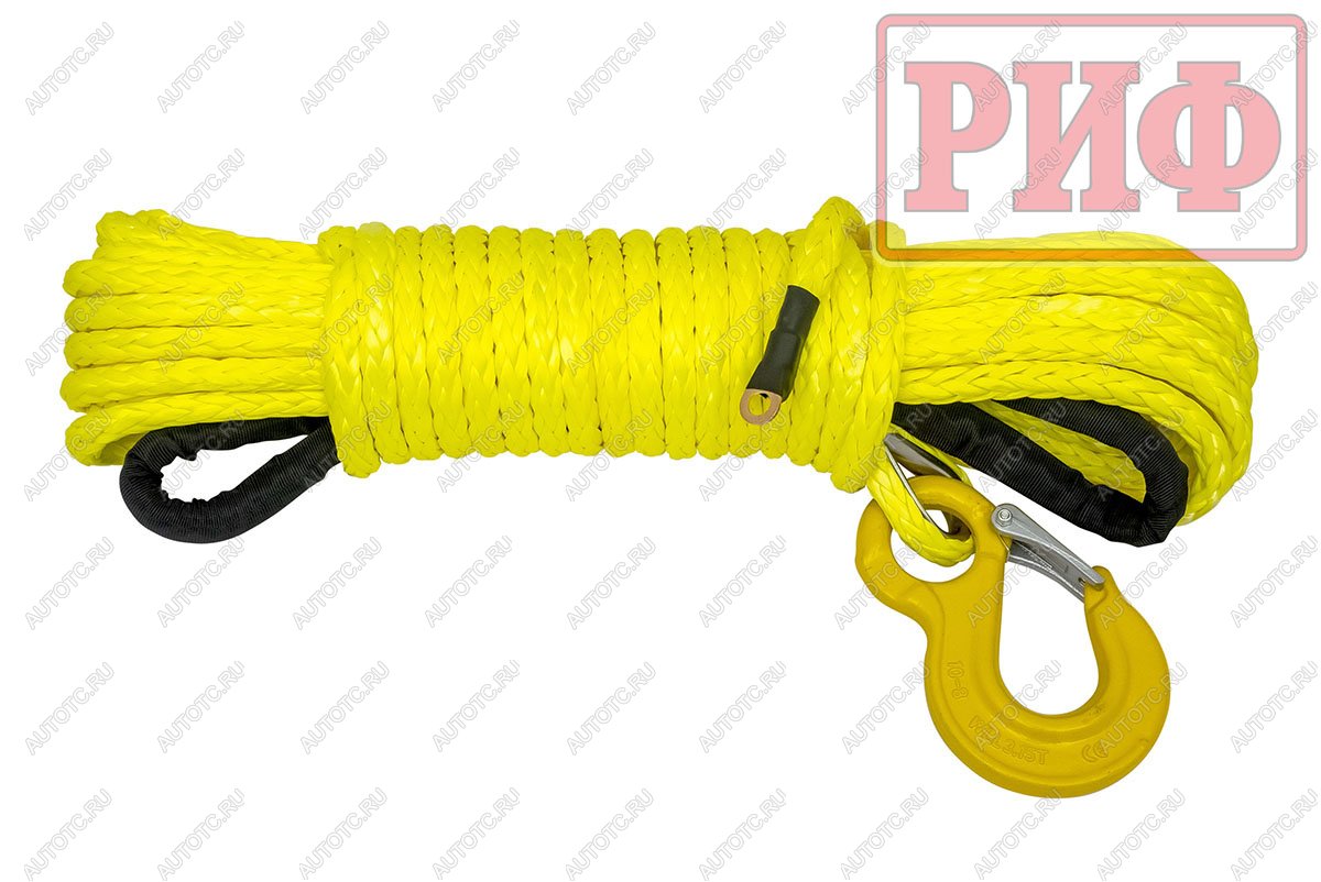 11 669 р. Трос для лебёдки синтетический РИФ 14 мм22 м (готовый) РИФ rope14mm22m  с доставкой в г. Чебоксары