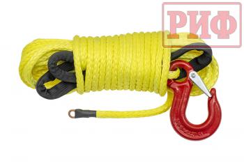 Трос для лебёдки синтетический РИФ 8 мм15 м (готовый) РИФ rope8mm15m