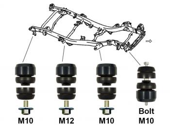 10 399 р. Лифт кузова Suzuki Jimny 25 мм лайт 1998-2019 г.в. Tuning4WD ktby-2577  с доставкой в г. Чебоксары. Увеличить фотографию 4