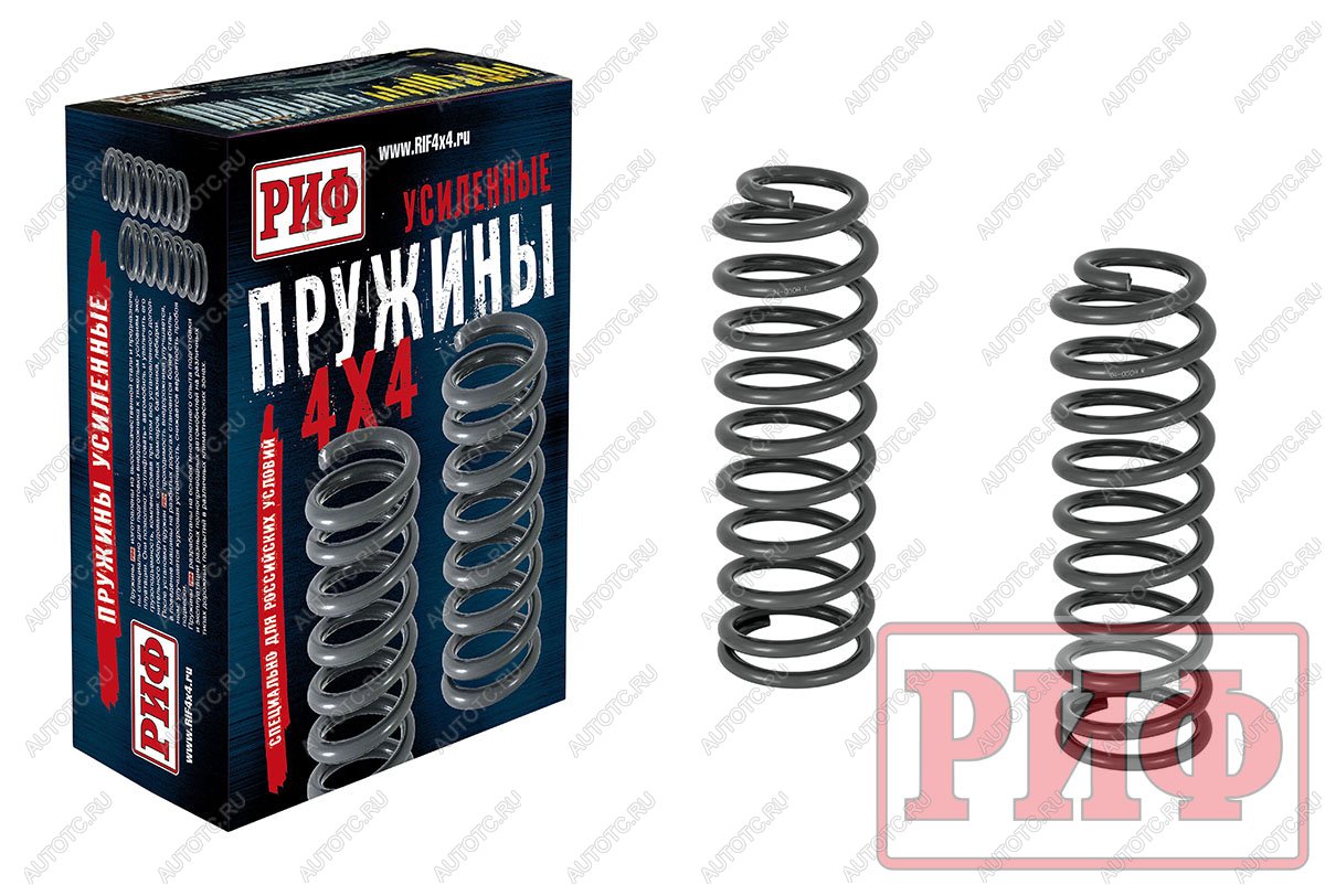 14 899 р. Пружины РИФ передние Toyota Land Cruiser 80105 +30 кг лифт 30 мм РИФ 04-050a  с доставкой в г. Чебоксары
