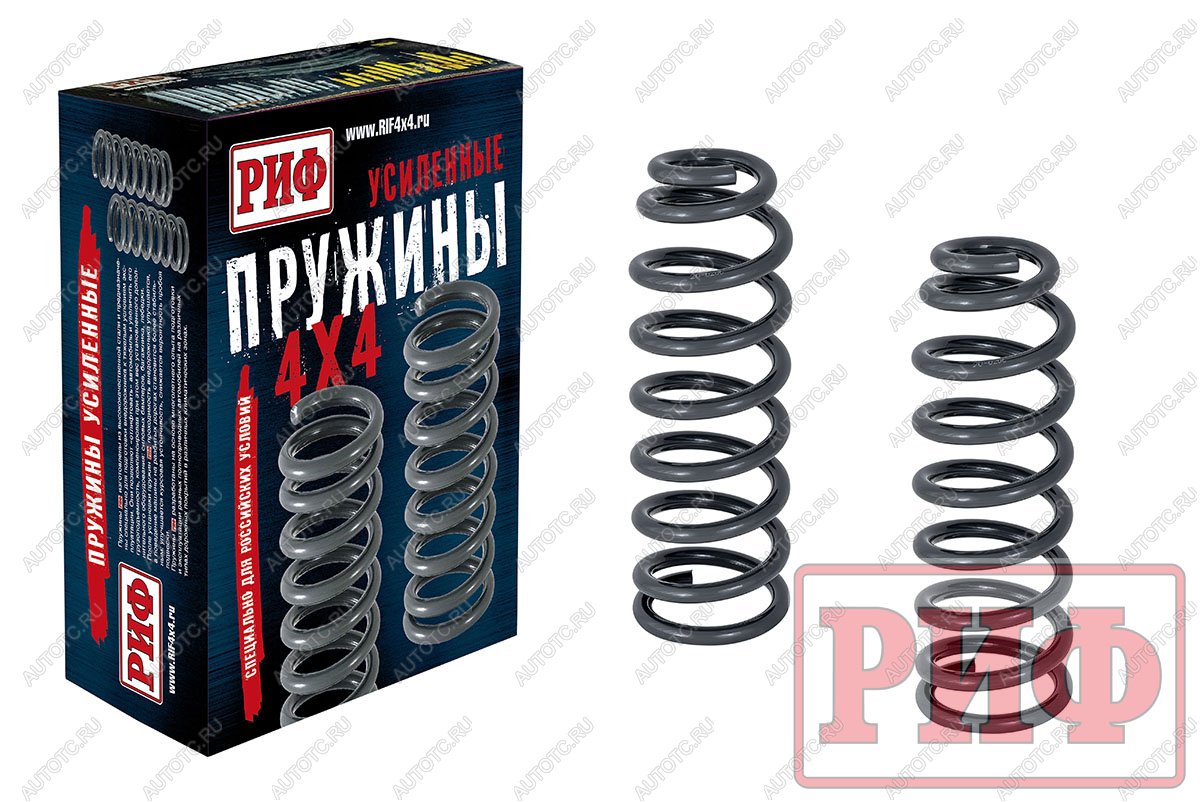 14 019 р. Пружины РИФ передние SsangYong Rexton3 мост и XVT (после 2012 г), 30 мм лифт +50 кг РИФ 20-020c  с доставкой в г. Чебоксары