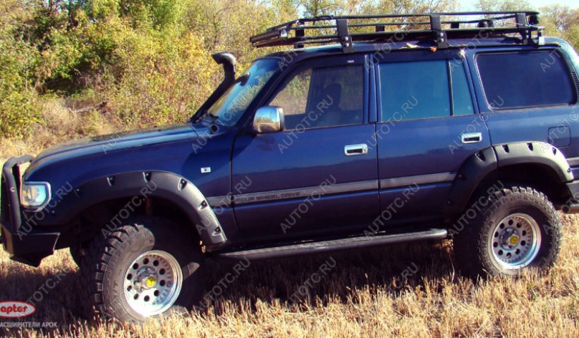 20 349 р. Расширители колёсных арок Toyota Land Cruiser 80 (80 мм) Fenders tlc-80  с доставкой в г. Чебоксары