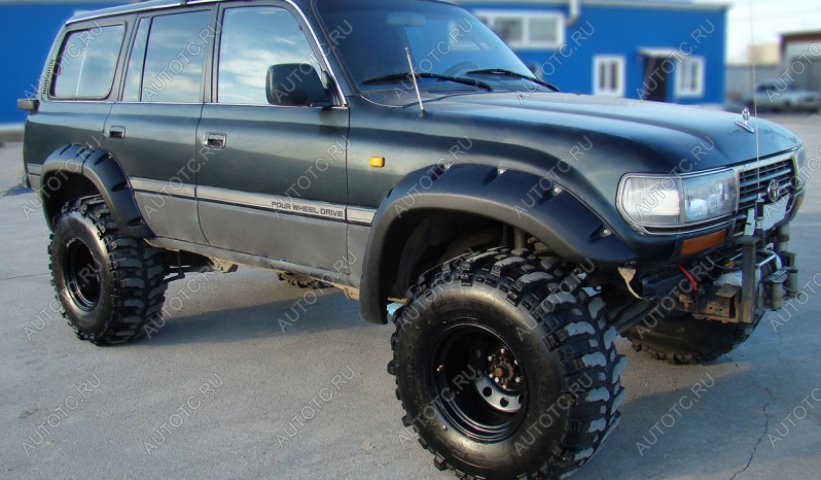 21 449 р. Расширители колёсных арок Toyota Land Cruiser 80 (130 мм) Fenders tlc-82  с доставкой в г. Чебоксары