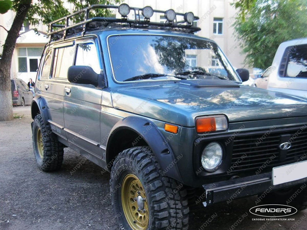 9 249 р. Расширители колёсных арок ВАЗ НИВА 2131 5D под нерезанные арки колёс Fenders ткн-2131с  с доставкой в г. Чебоксары