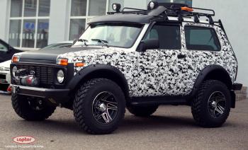8 799 р. Расширители колёсных арок ВАЗ НИВА 2121 3D под нерезанные арки колёс Fenders ткн-21с  с доставкой в г. Чебоксары. Увеличить фотографию 2