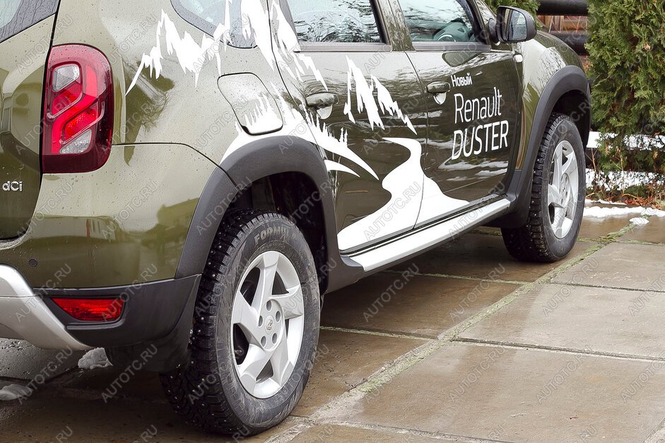 7 529 р. Расширители колесных арок Renault Duster 2015- Русская Артель rrd-050902  с доставкой в г. Чебоксары
