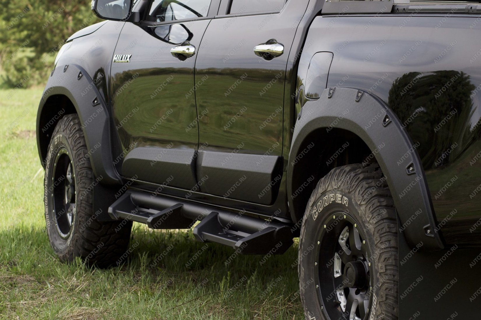 25 999 р. Расширители колёсных арок Toyota Hilux (2015-2018) 50 мм Русская Артель rt-060302  с доставкой в г. Чебоксары